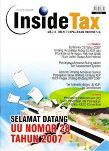 Inside Tax Edisi 2 - Selamat Datang di UU KUP Nomor 28 Tahun 2007