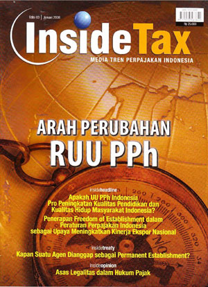 Inside Tax Edisi 3 - Arah Perubahan RUU PPH