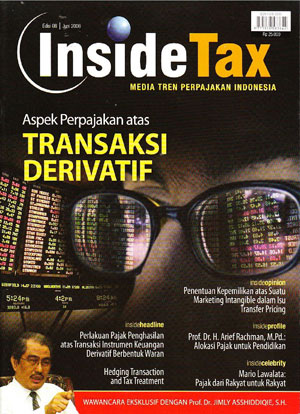 Inside Tax Edisi 8 - Aspek Perpajakan atas Transaksi Derivatif