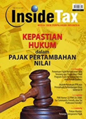 Inside Tax Edisi 9 - Kepastian Hukum dalam Pajak Pertambahan Nilai