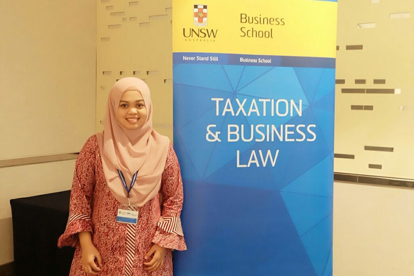 CSR DDTC- In Review of Digital Tax, DDTC Sponsored a University Student to Sydney