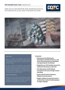 Newsletter - New Fiscal Relaxation for Pharmaceutical, Upstream Oil & Gas and Tourism Sectors