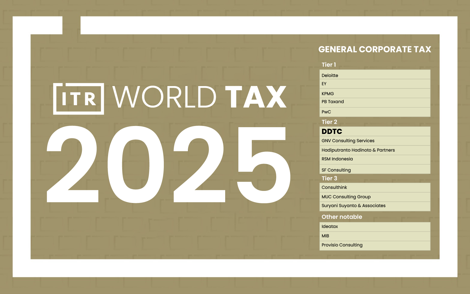 World Tax General Corporate Tax 2025